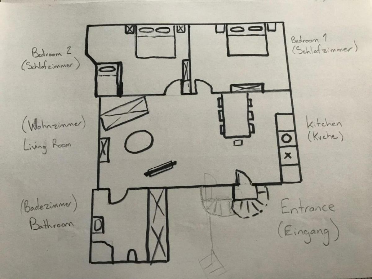 Ferienwohnung Jaeger Grebenstein エクステリア 写真